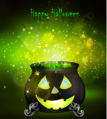 Halloween cadı kazanı