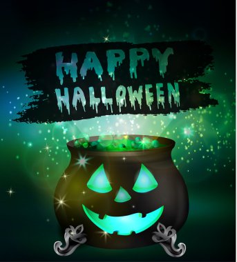 Halloween cadı kazanı