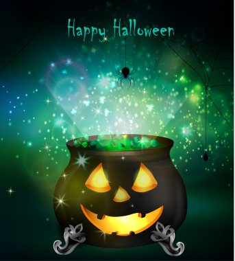 Halloween cadı kazanı