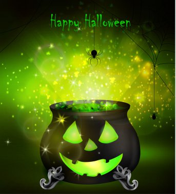 Halloween cadı kazanı