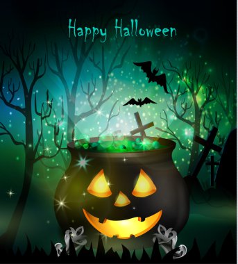 Halloween cadı kazanı