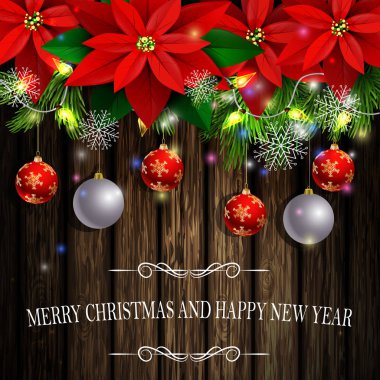 Noel dekorasyon yaprak dökmeyen ağaçlar