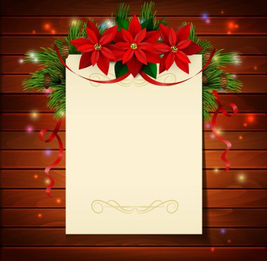 Ağaçlı Noel arkaplanı