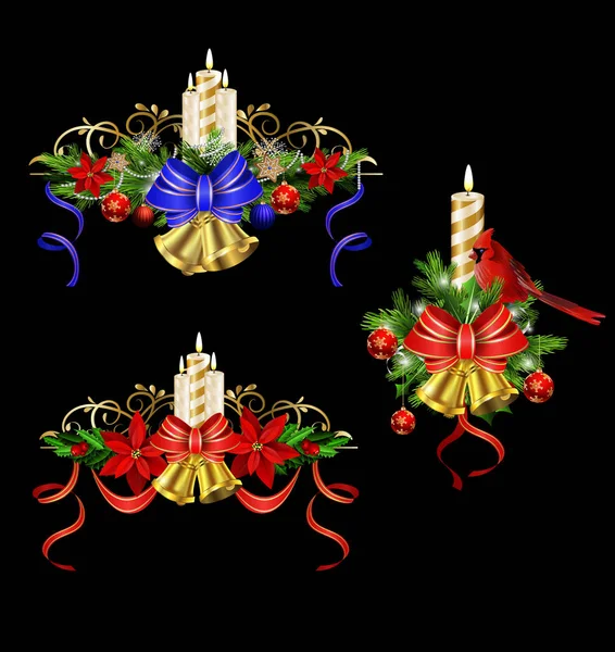 Christmas element för din design — Stock vektor