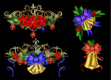 Noel öğeleri tasarımlarınız için