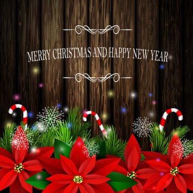 Noel dekorasyon yaprak dökmeyen ağaçlar