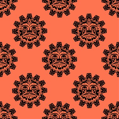 Güneş sembolünün vektör illüstrasyonu