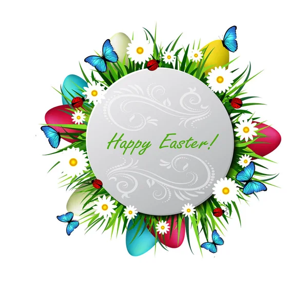 Carte Happy Ester — Image vectorielle