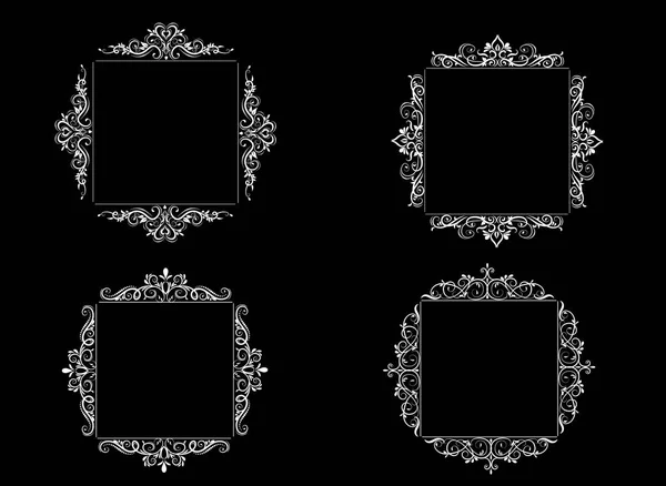 Vintage baroque frame — Stock Vector