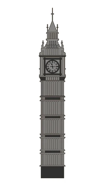 Big ben vektor — Stock Vector