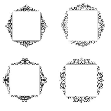 Vintage Barok çerçeve