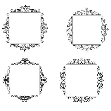 Vintage Barok çerçeve