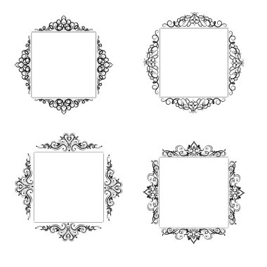 Vintage Barok çerçeve
