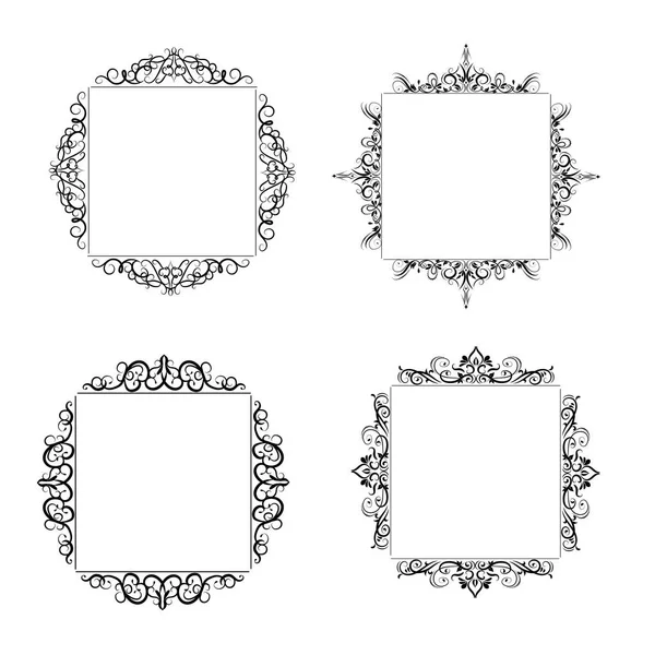 Vintage baroque frame — Stock Vector