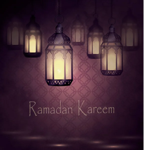 Ramadan Kareem, greeting background — Stock Vector