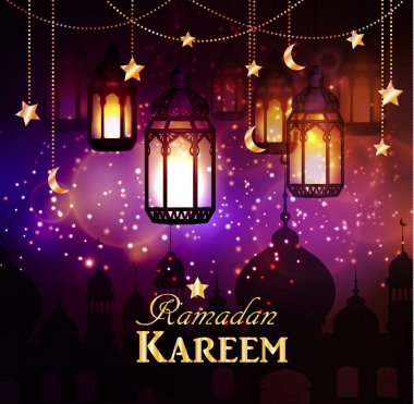 Ramazan Kareem, tebrik arka plan