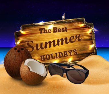 tropikal vektör arka plan