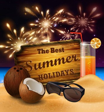 tropikal vektör arka plan