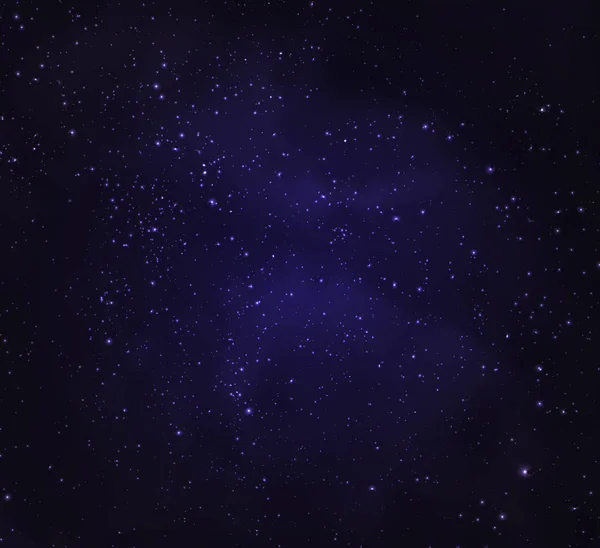 Stars in night sky. Background illustration — Stock Vector