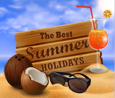 tropikal vektör arka plan