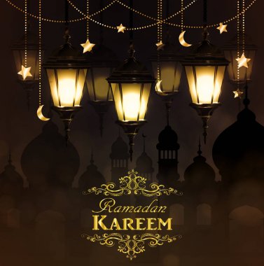 Ramazan Kareem, tebrik arka plan