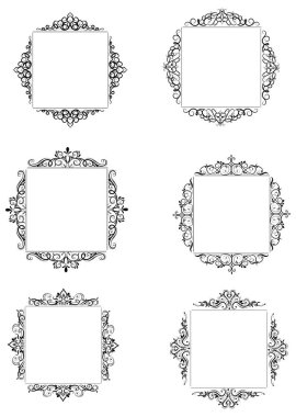 Vintage Barok çerçeve