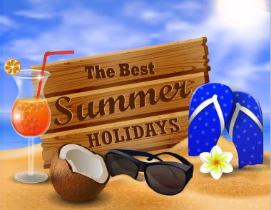 tropikal vektör arka plan