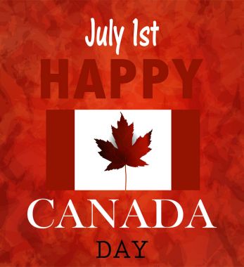 Kanada bayrağı Kanada 'nın ulusal günü
