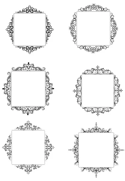 Vintage baroque frame — Stock Vector