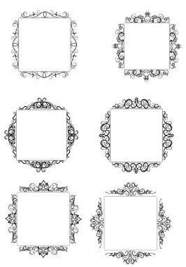 Vintage Barok çerçeve