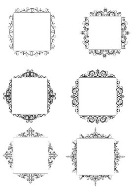 Vintage Barok çerçeve