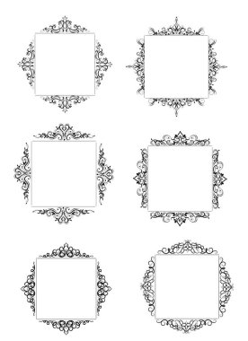 Vintage Barok çerçeve