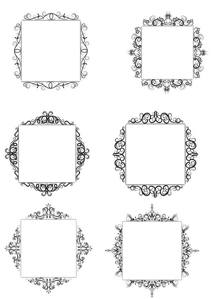 Vintage baroque frame