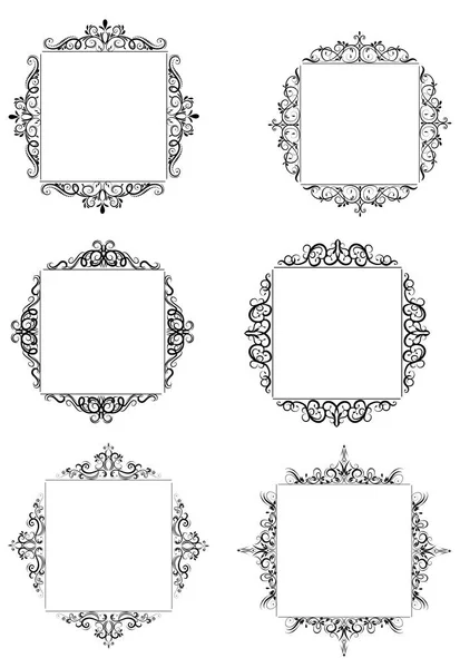 Vintage baroque frame — Stock Vector