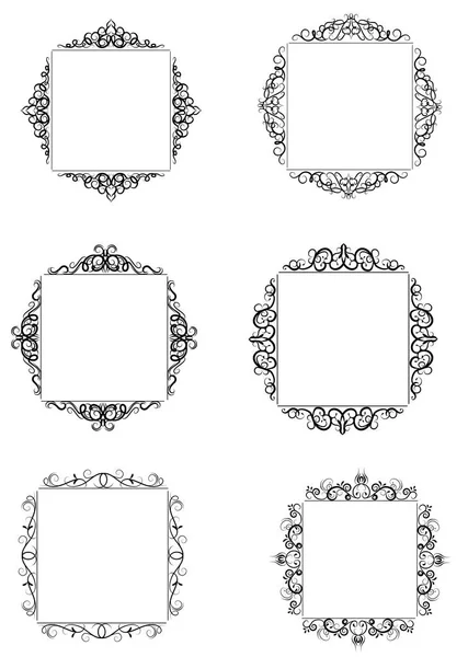 Vintage baroque frame — Stock Vector