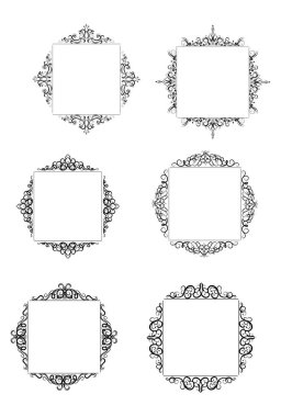 Vintage Barok çerçeve