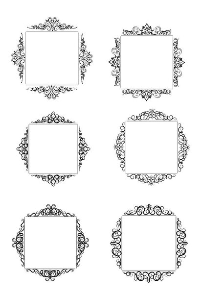 Vintage baroque frame