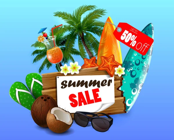 Yaz satış banner online alışveriş