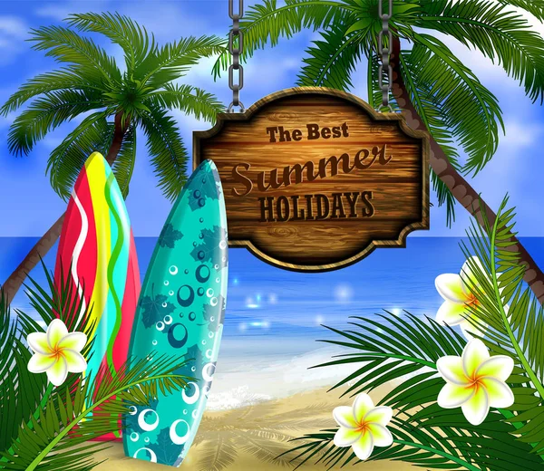 tropikal vektör arka plan