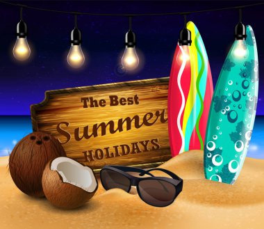 tropikal vektör arka plan