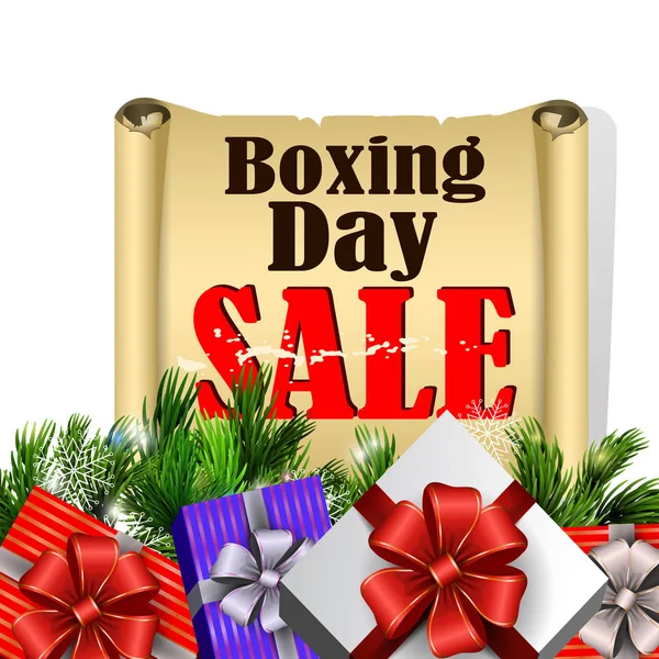 Boxing day ετικέτα — Διανυσματικό Αρχείο