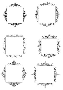 Vintage Barok çerçeve