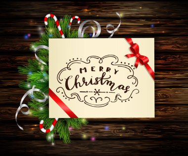 Ağaçlı Noel arkaplanı