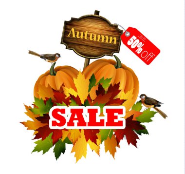 Sonbahar Satışı konsepti