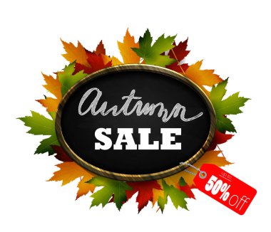 Sonbahar satış tabela