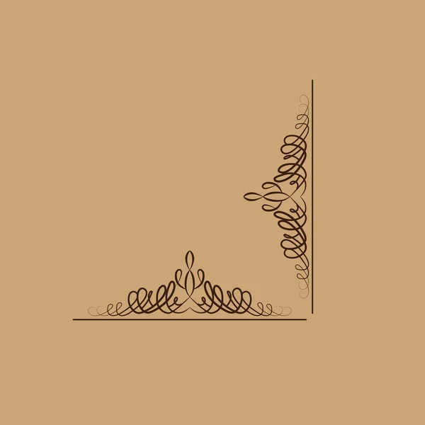 Swirl bloemdessin — Stockvector