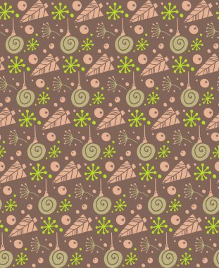 Noel köknar ağacı ile seamless modeli