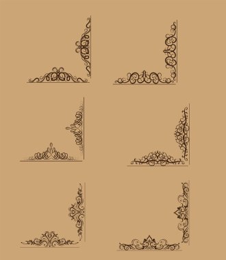 Girdap çiçek tasarım kümesi