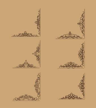 Girdap çiçek tasarım kümesi