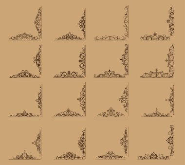 Girdap çiçek tasarım kümesi